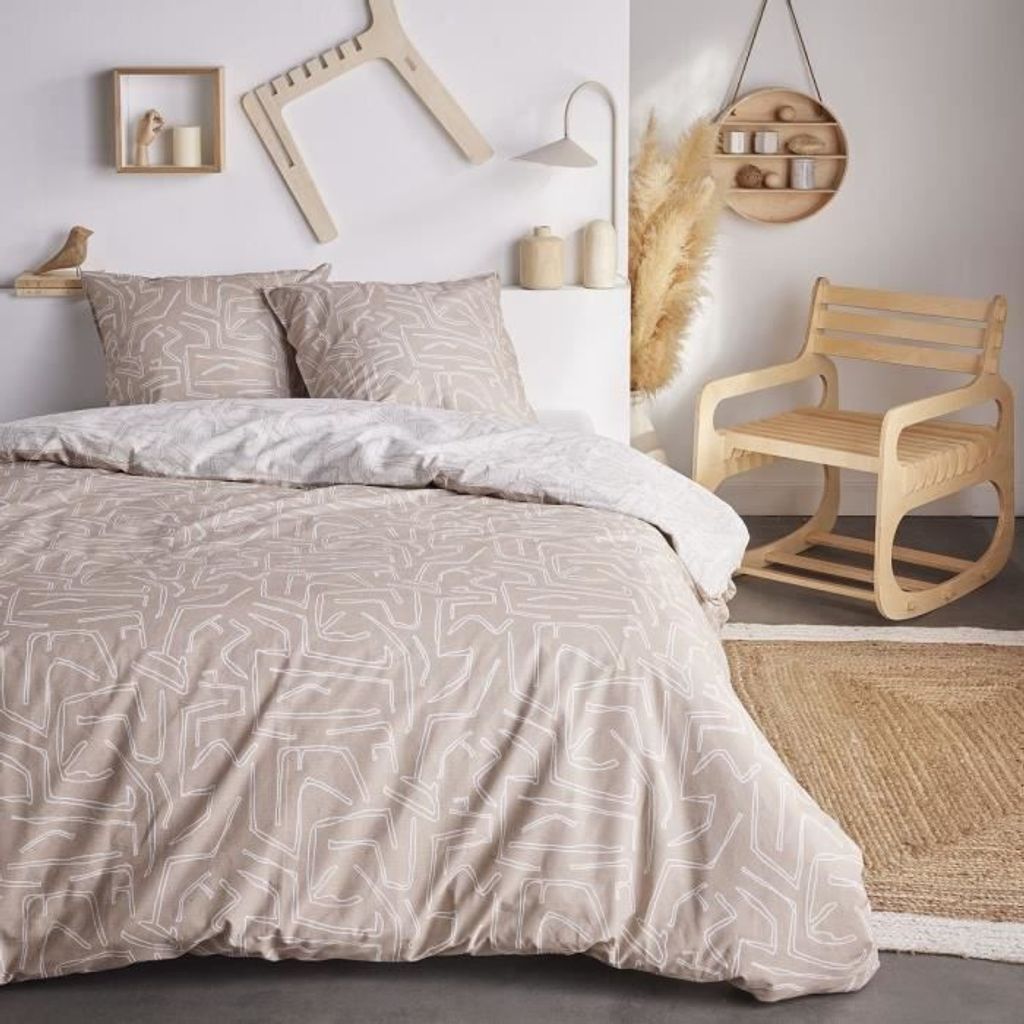Doppelbett-Set - TODAY - Sunshine 15,7 - 220 x 240 cm - 100 % bedruckte Baumwolle