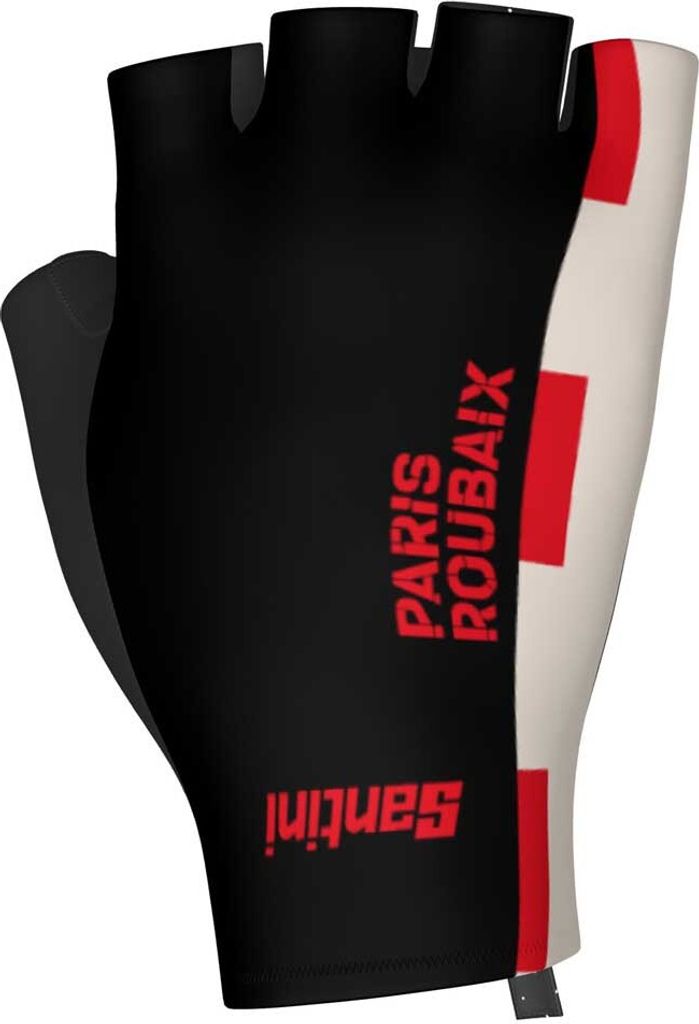 Santini Paris-roubaix 2025 Kurze Handschuhe Rot M Mann Rot M