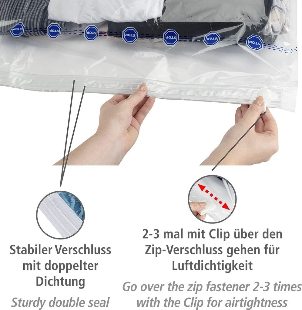 WENKO próżniowy system przechowywania Jumbo Cube XXL Zdjęcie produktu 21