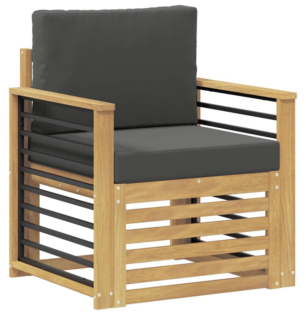 vidaXL Outdoor-Sofagarnitur Polyester Weiß