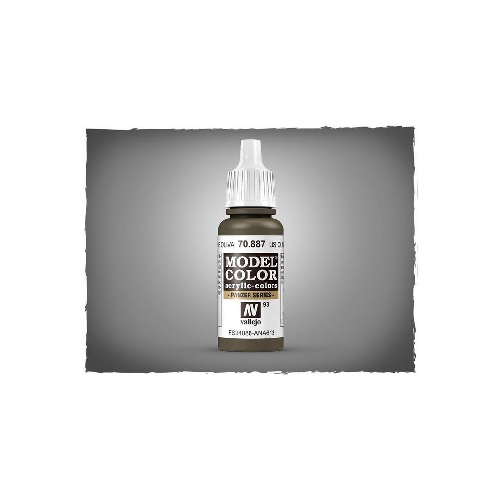 VAL-70.887 - Model Color Acrylfarbe - US Olive Drab, 17 ml