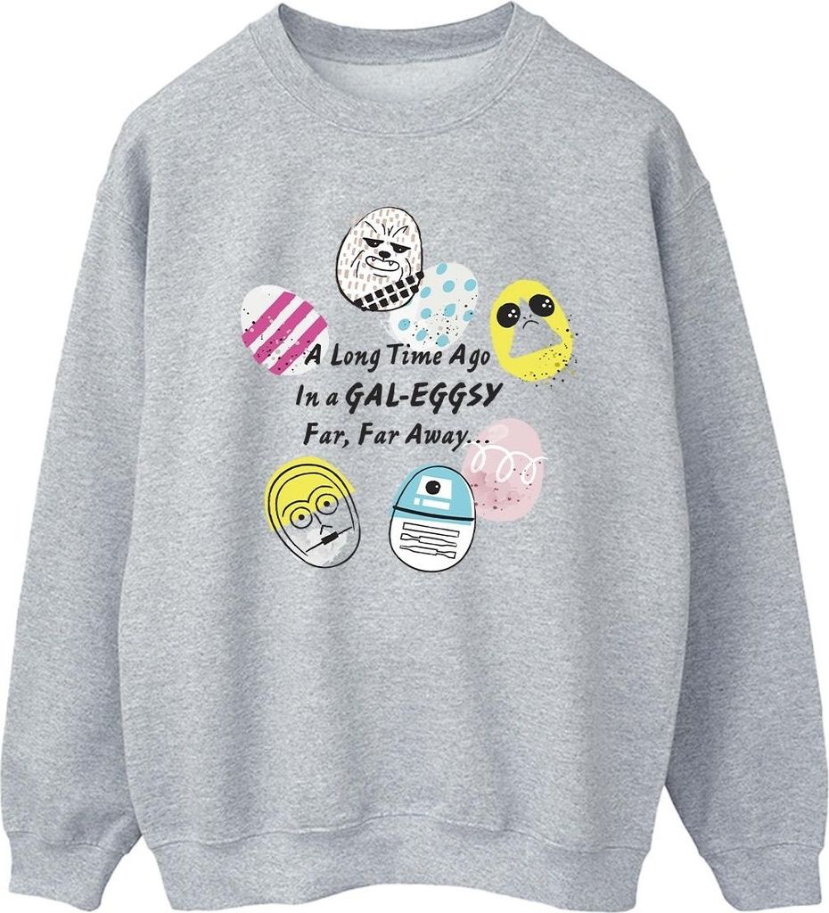 Star Wars - "Galeggsy Far Away" Sweatshirt für Herren BI46095 (L) (Grau)