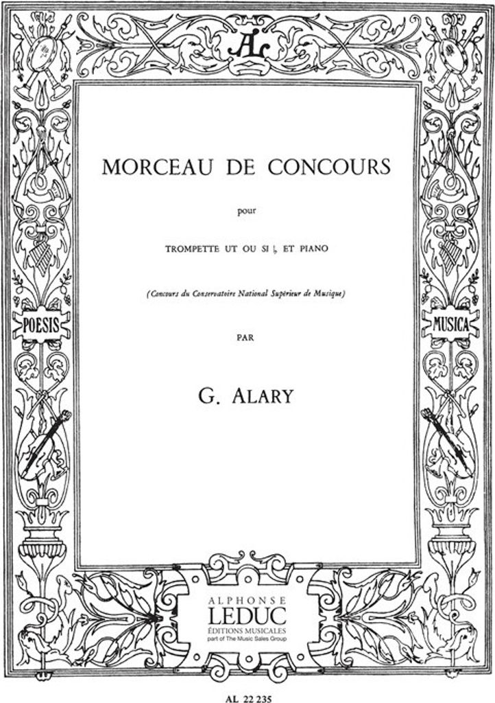 Morceau de concours pour trompette ut (sib) et piano