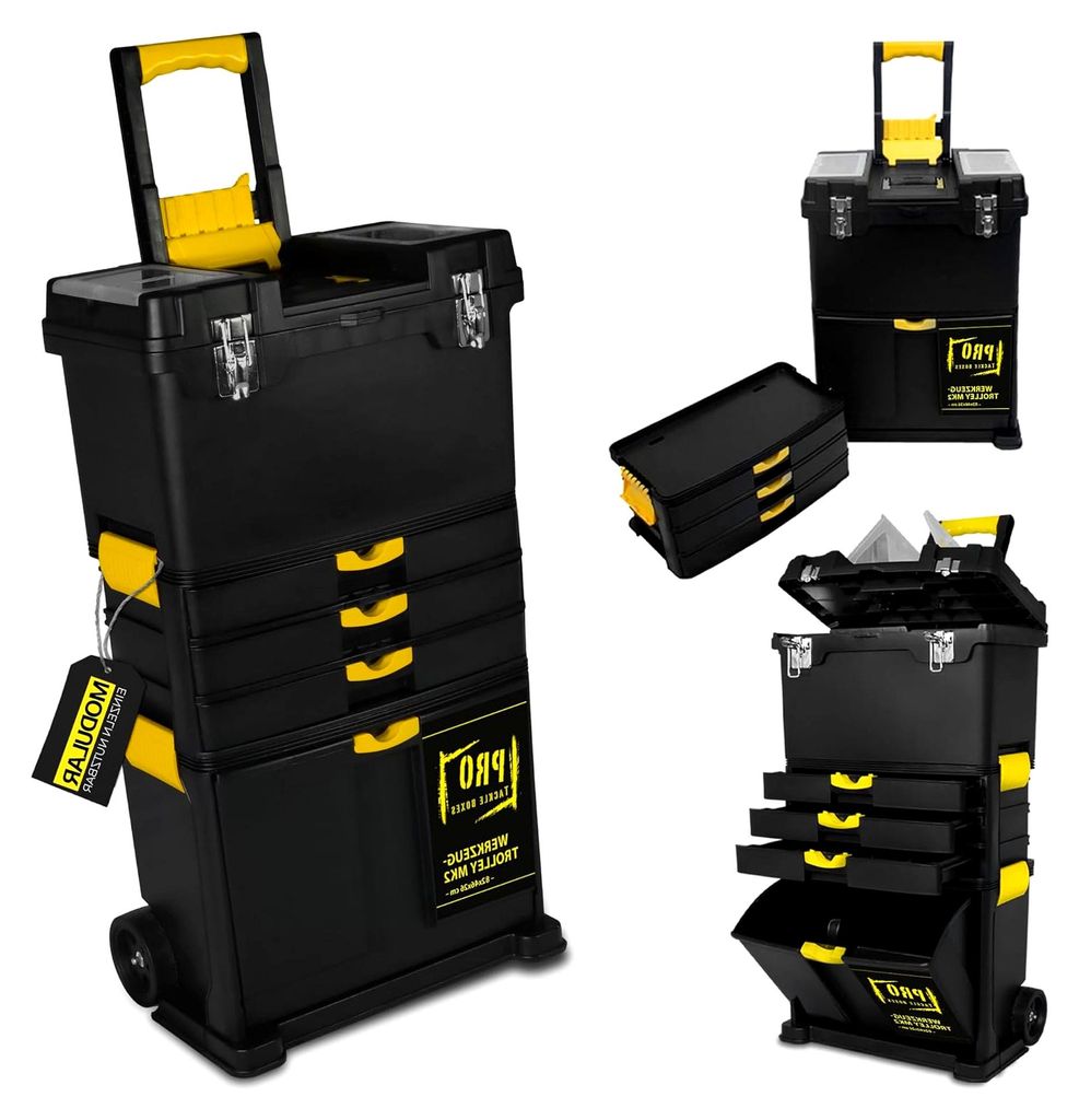 Werkzeugtrolley MK1 Modul Werkzeugkoffer mit Rollen (82 x 46 x 26 cm)