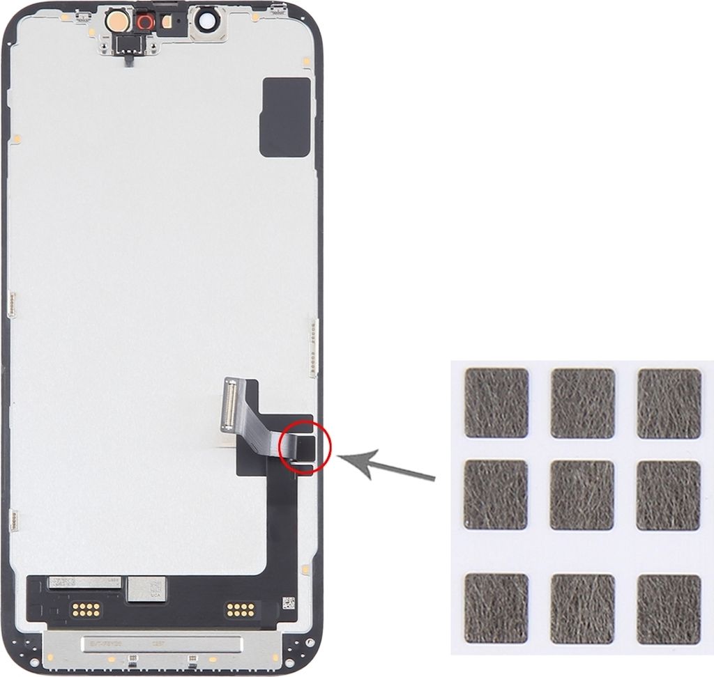 LCD Screen Welding Sticker für iPhone 14 /14 Plus Ersatzteil Sticker Reparatur