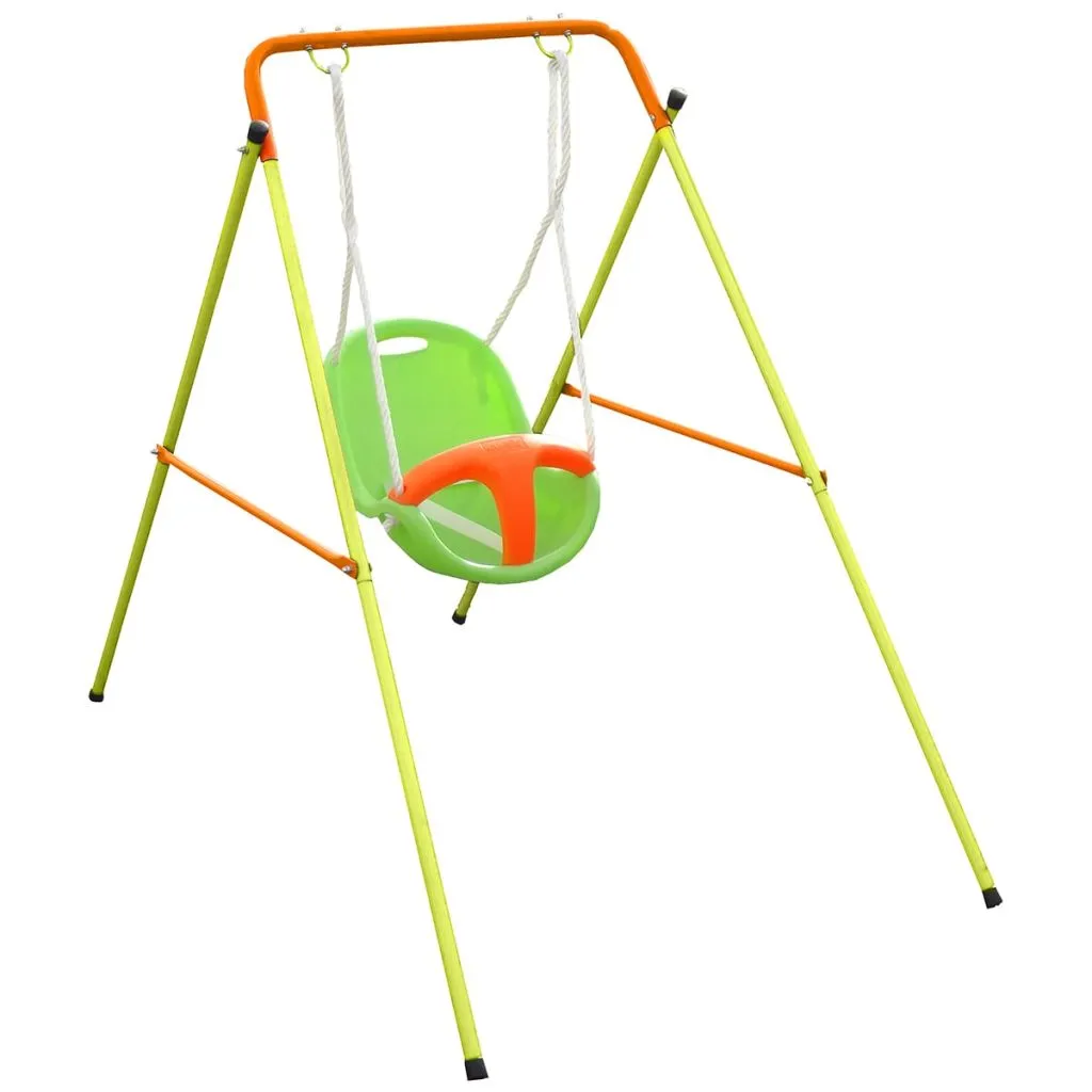 Balançoire bébé TRIGANO Funny Emma en acier pour jardin et petit espace
