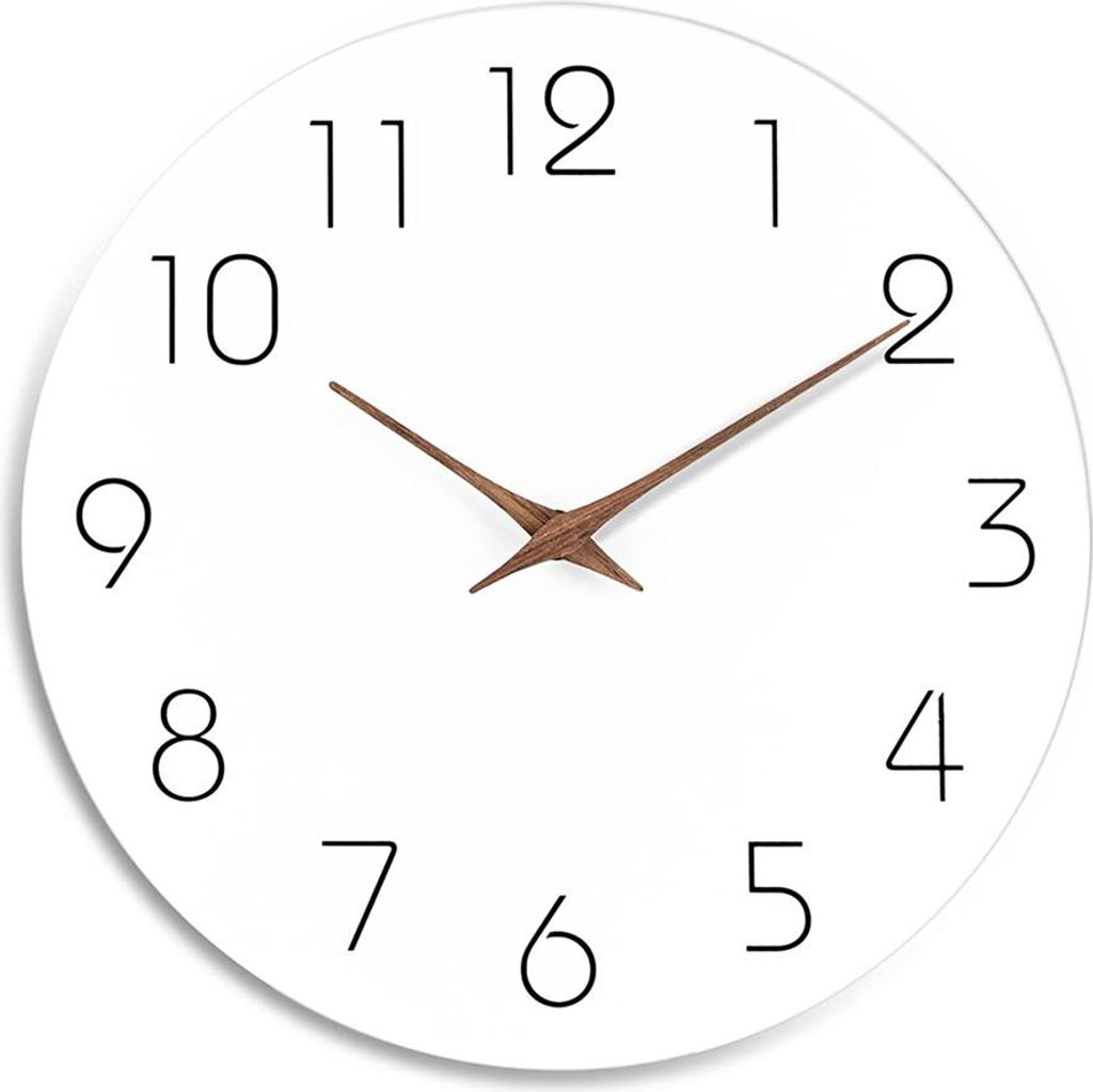 10-Zoll-leise digitale Wanduhr, schlichte dekorative Wanduhr,10 inches