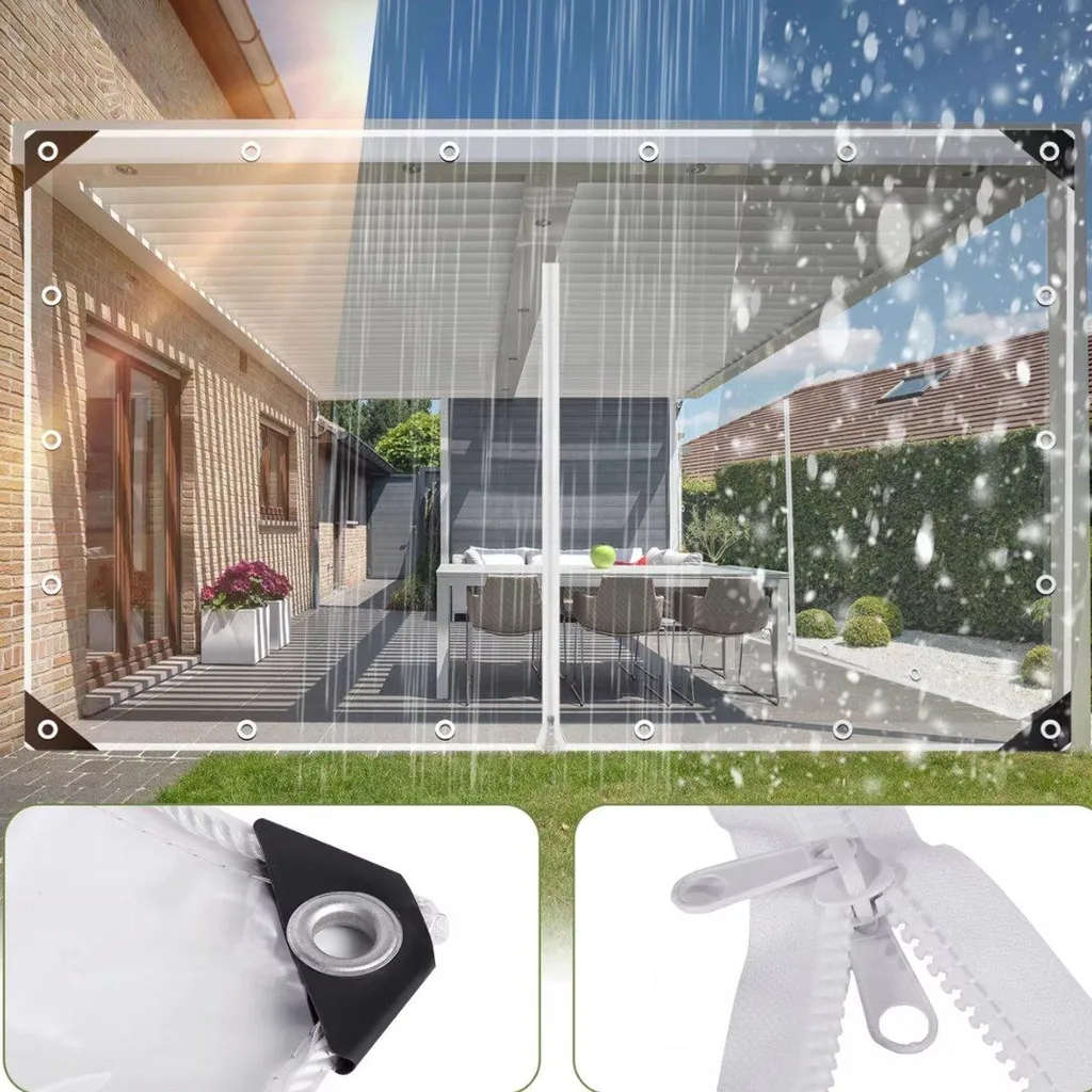 Bâche PVC résistante à l'eau 200x250cm - Protection UV pour paravents