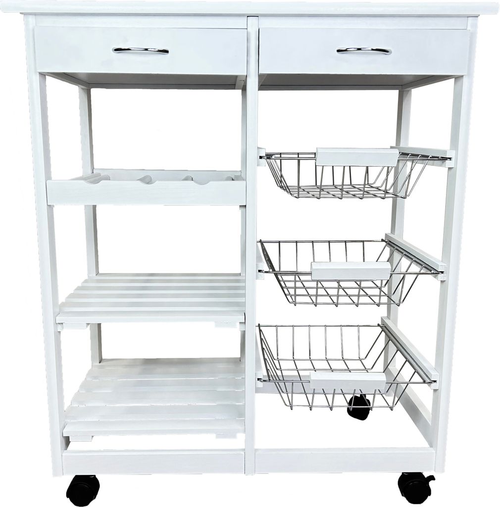 abc HOME | Küchenwagen | Schubladen | Ablageflächen | 76 cm Produktbild 