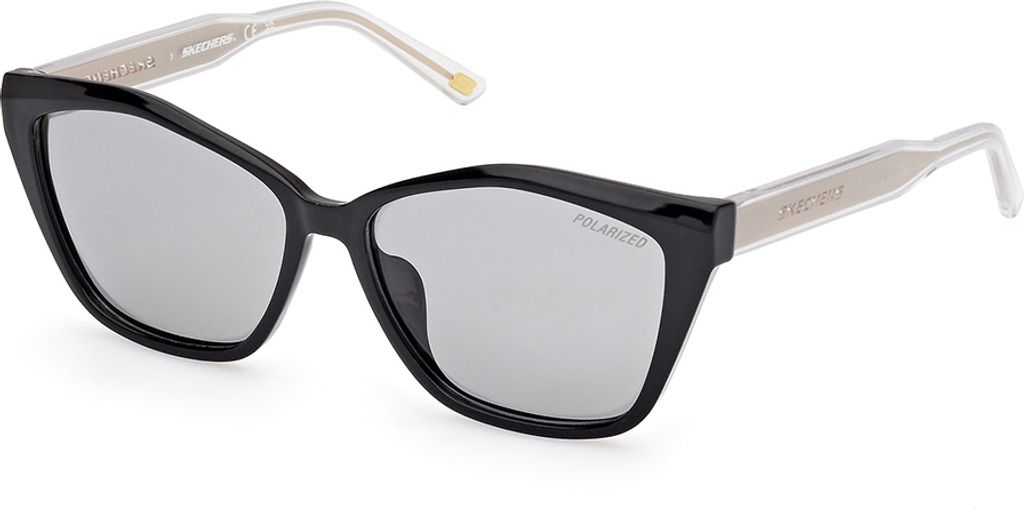 Skechers Se00035 Polarisierte Sonnenbrille Schwarz Mann Schwarz One Size