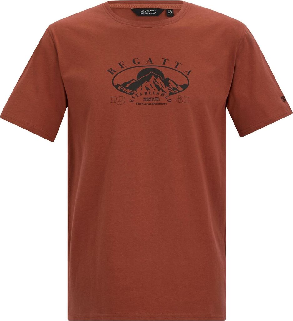 Regatta - "Cline IX" T-Shirt für Herren RG12441 (XXL) (Ziegelrot)