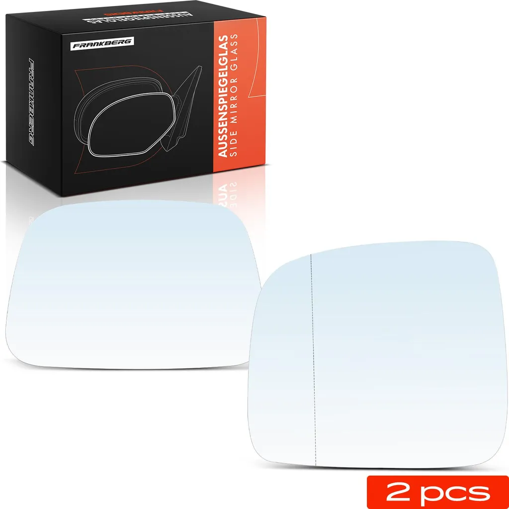 Remplacement Verre de Rétroviseur Gauche Droit pour VW T5 Multivan 2x