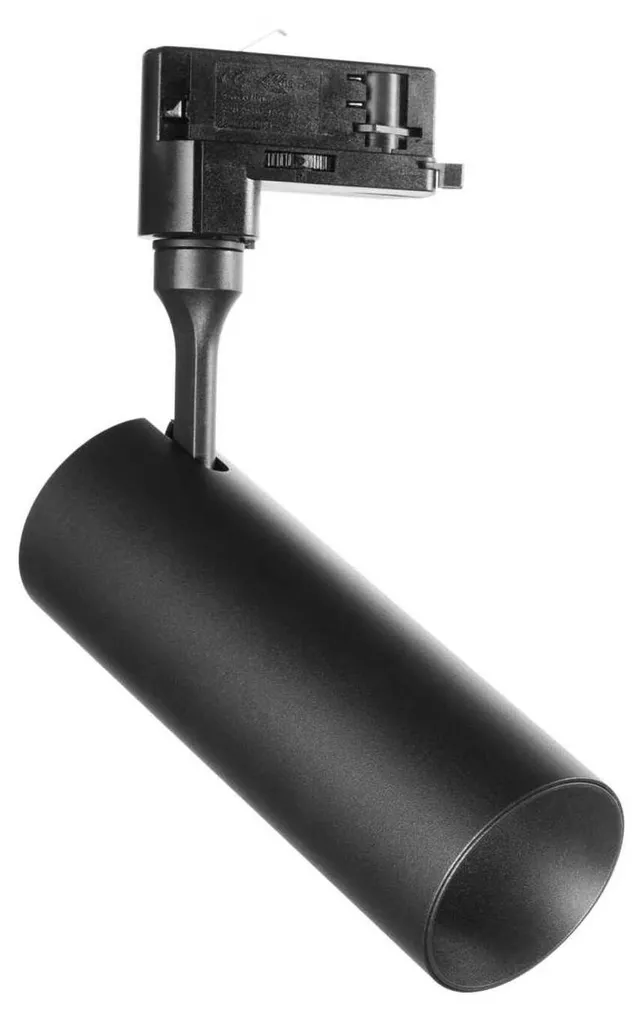 Spot Rail LED Smile 15W Noir - Solution Éclairage Précis Anti-Reflet