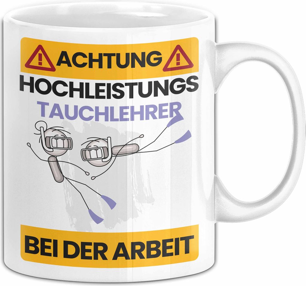 Tauchlehrer Tasse Geschenk Lustiger Spruch Geschenkidee für Produktbild 