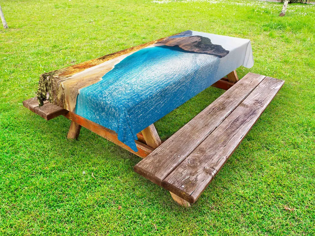 Tovaglia Esterna 145x265 cm ABAKUHAUS Zante | Resistente e Colorata