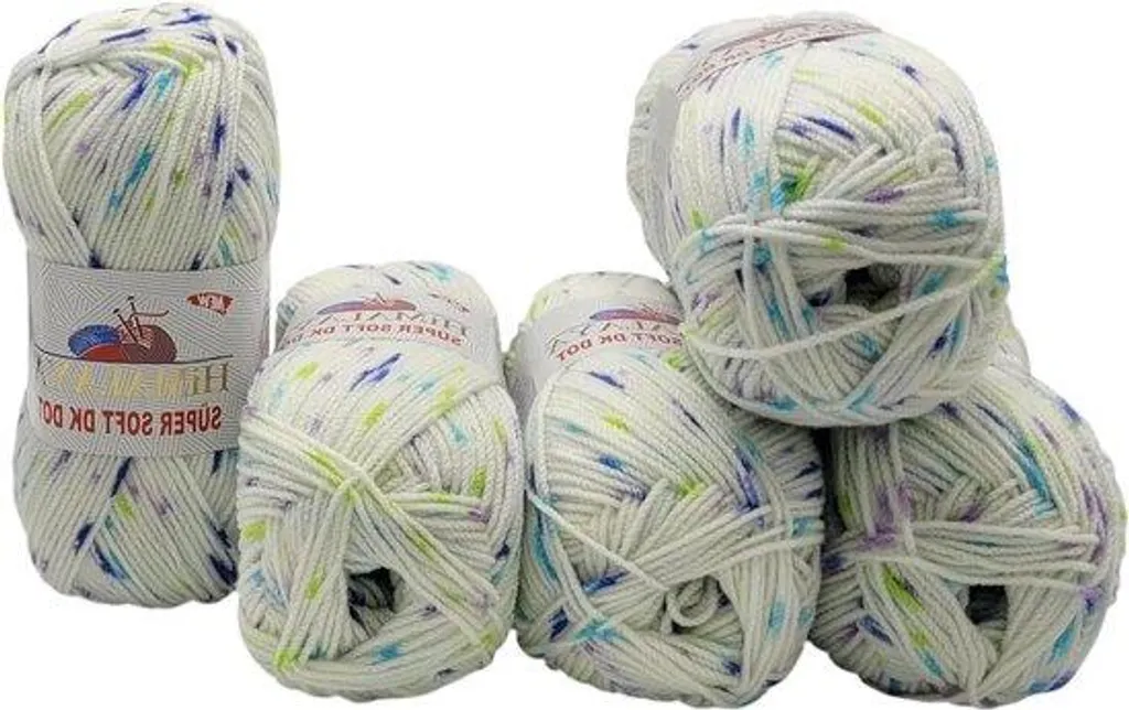 Fil acrylique multicolore à motifs 100% polyacrylique réf 76007 DIY