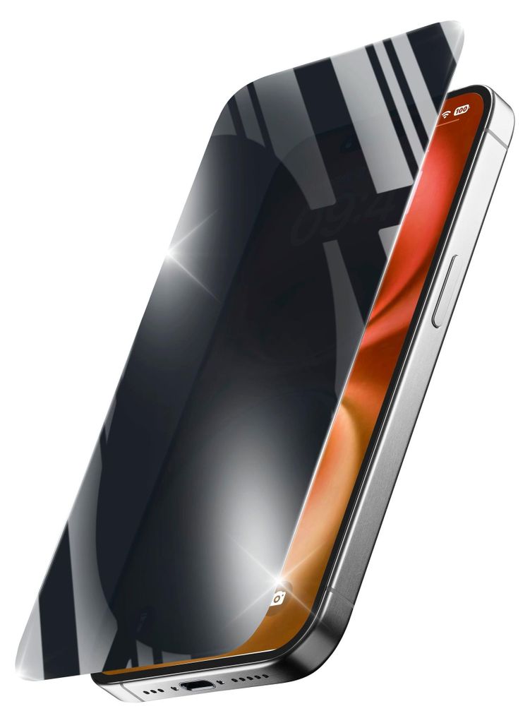 Cellularline Xtreme Glass Privacy iPhone 16 Immagine del prodotto 