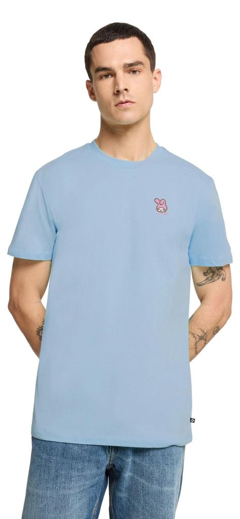 Spreadshirt My Melody Stick Portrait Männer Premium T-Shirt, S, Hellblau