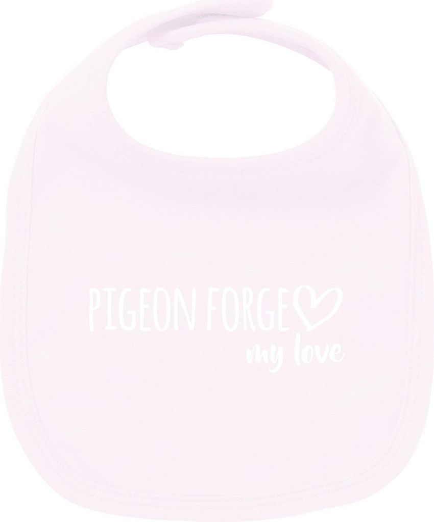 Huuraa Unisex Babylatz Pigeon Forge my love Geschenk Babypink Baumwolle Pigeon Forge Mitbringsel