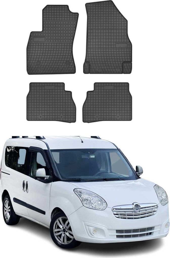 2012-2019 Opel Combo D Fußmatten TPE Schwarz 4 tlg Produktbild 