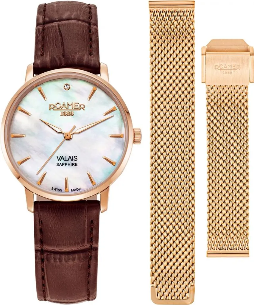 Montre Femme Roamer 989847 Marron : Style Adaptable et Durable