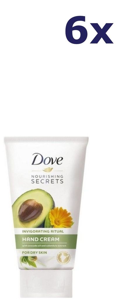6x Dove Handcrème 75ml verkwikkende verzorging