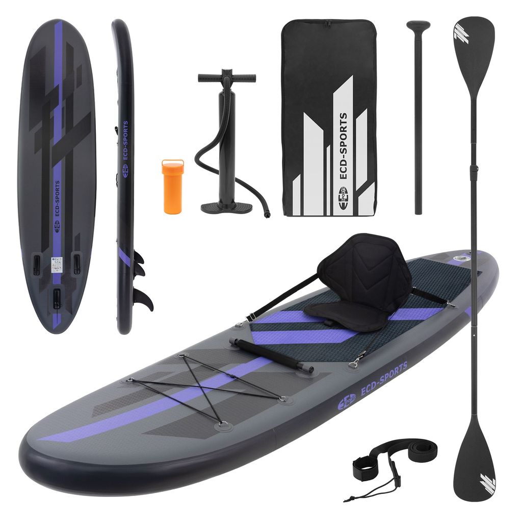 SUP Kajak Sitz für Stand up Boards Paddle mit Rückenpolster Surfboard FitEngine 