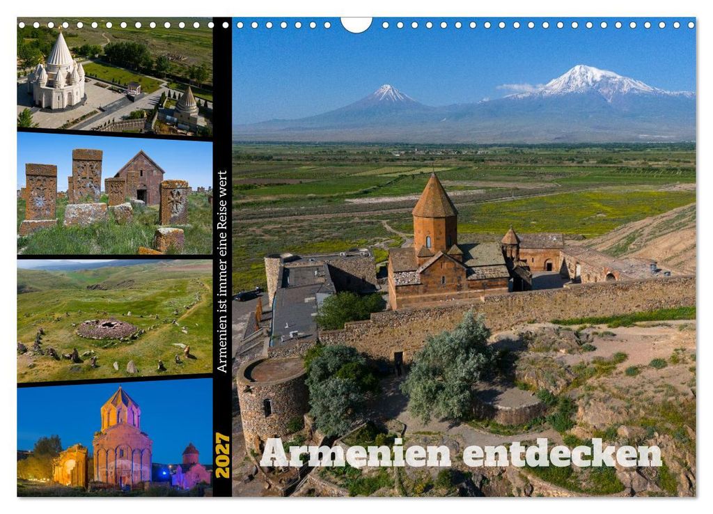Armenien entdecken (Wandkalender 2027 DIN A3 quer), CALVENDO Monatskalender