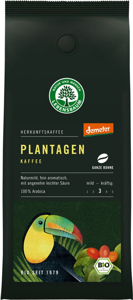 Lebensbaum  Mexiko Plantagen Kaffee ganze Bohne 250g – Produktbild 
