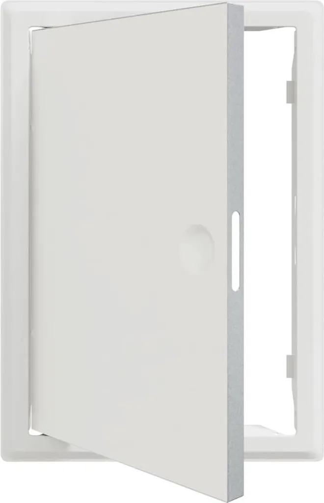 Porte d'inspection murale en acier blanc 335x230 mm pour gaine technique