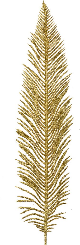 Clayre & Eef Kunstpflanze 45 cm Goldfarbig Kunststoff