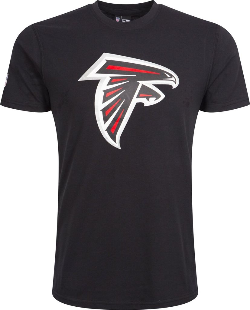New Era Herren T-Shirt NFL Atlanta Falcons Logo schwarz L