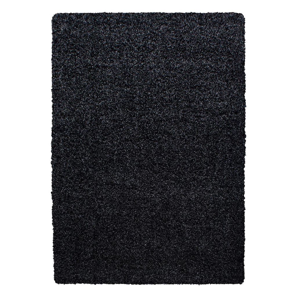 Hochflor Teppich LIFE Anthrazit 120 cm x 170 cm