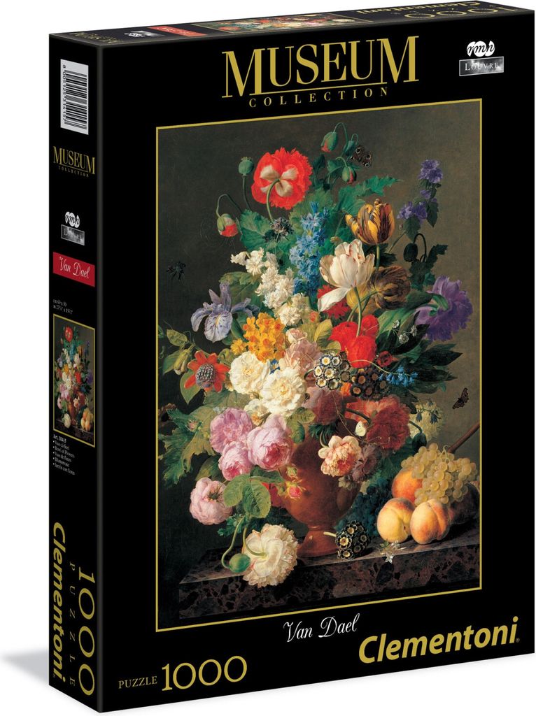 Clementoni Van Dael: Vase de Fleur Puzzlespiel 1000 Produktbild 
