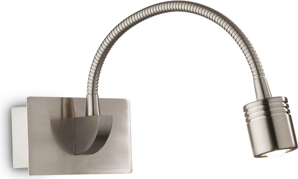 Applique DYNAMO Nickel 1 ampoule style rétro industriel pour intérieur