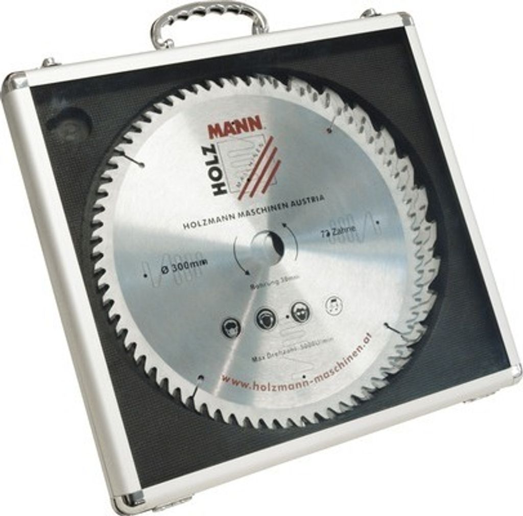 Hartmetall Kreissägeblatt Set Holzmann 3-tlg Ø 254mm, 24Z, Produktbild 