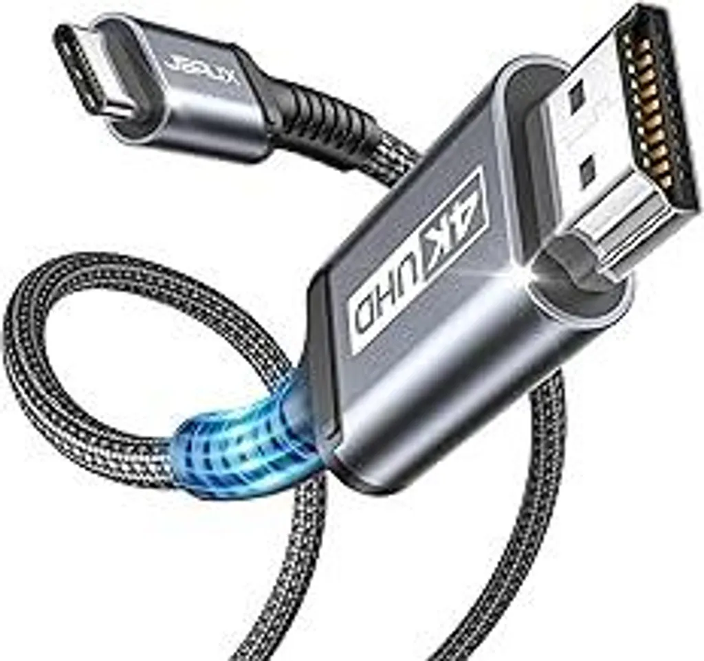 JSAUX Adattatore Cavo USB C a HDMI 2M - 4K 60Hz per MacBook e iPad