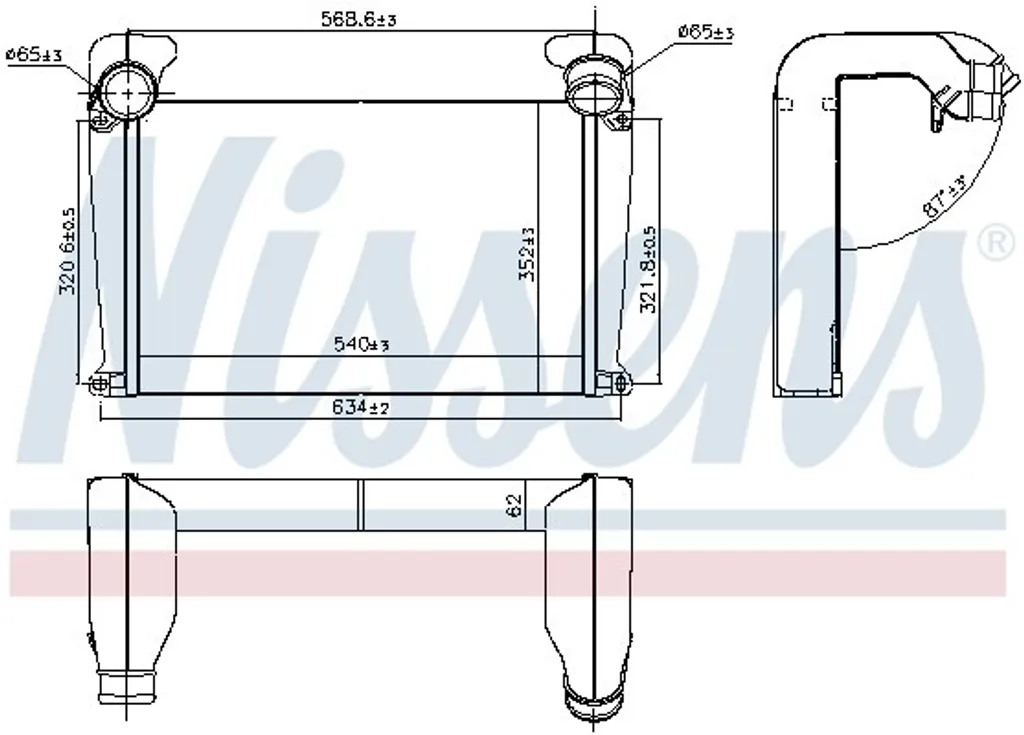 Intercooler MAN L2000 Nissens 96986 : Réduisez votre Consommation Gasoil