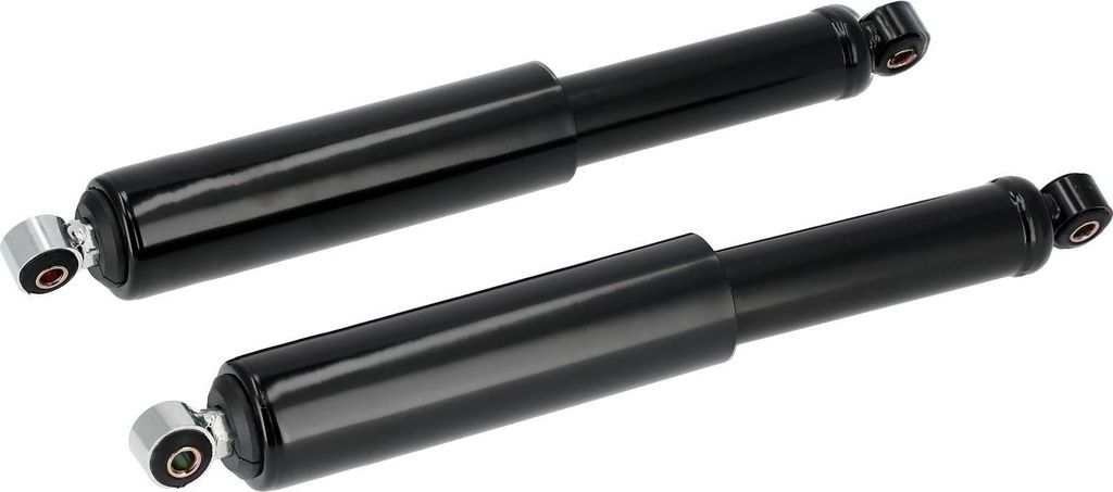 Set: Federbein hinten, schwarz, 340mm - für Simson S50, S51, S70, KR51/2 Schwalbe, SR4-4 Habicht, SR50, SR80