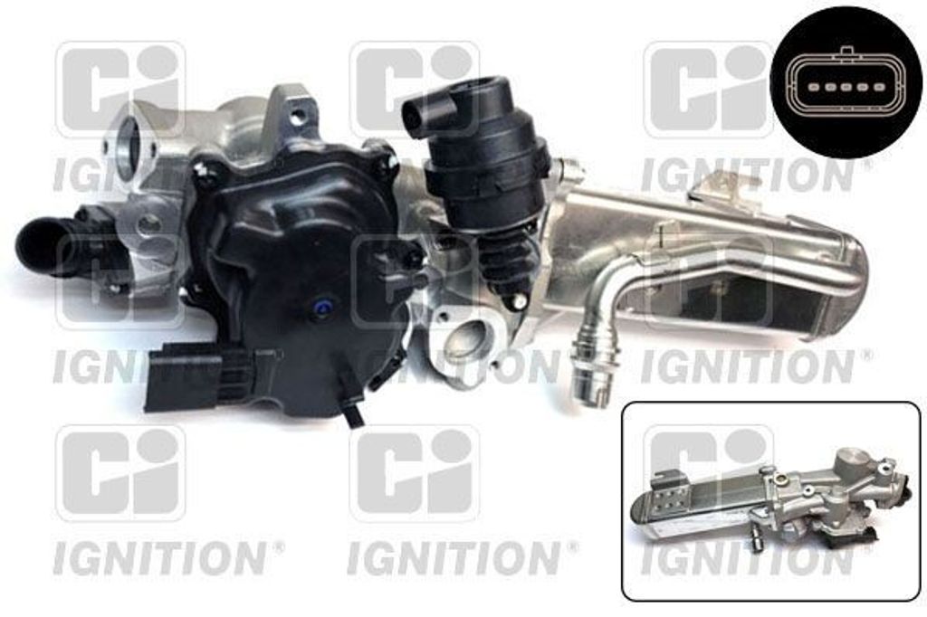 QUINTON HAZELL XEGR227 AGR-Ventil passend für PEUGEOT 508 SW I (8E) Abgasrückführungsventil