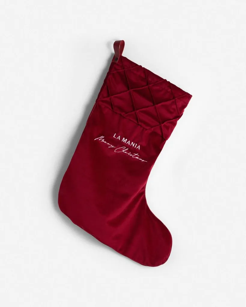 Nisse Socke Chaussettes de Noël en Laine Tricotée pour Déco de Fête