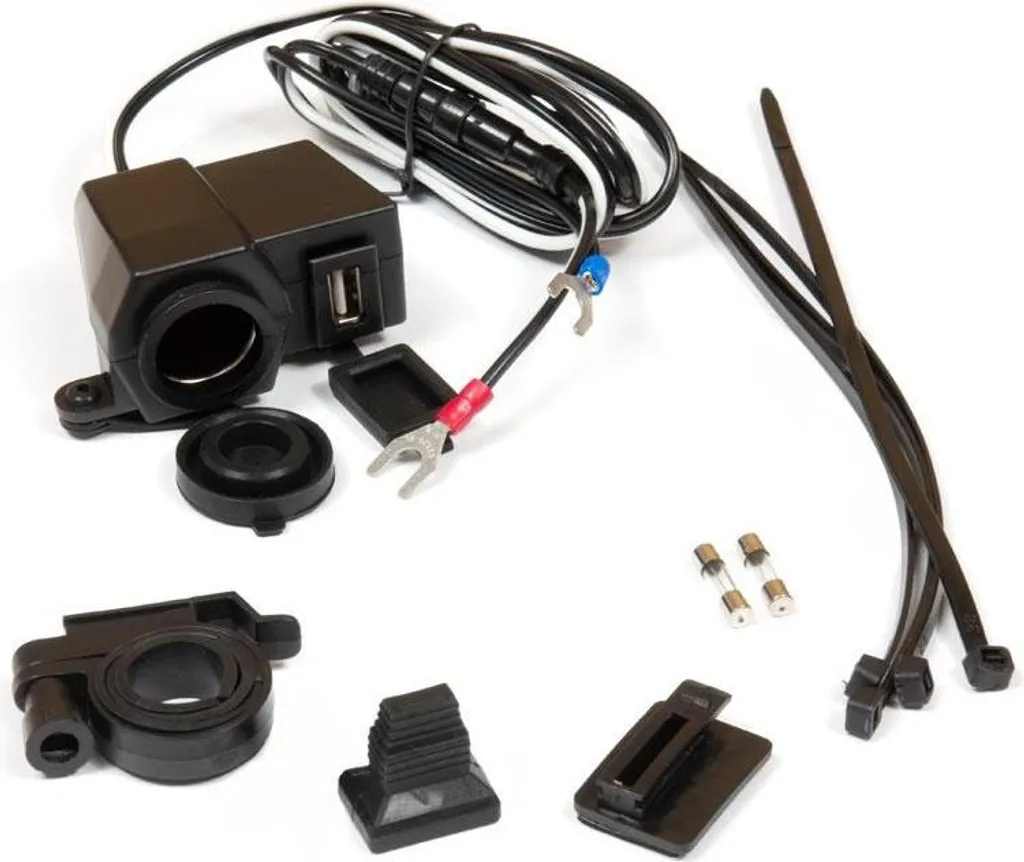 Prise de charge USB 2A pour moto avec indice IP54 et capuchon étanche