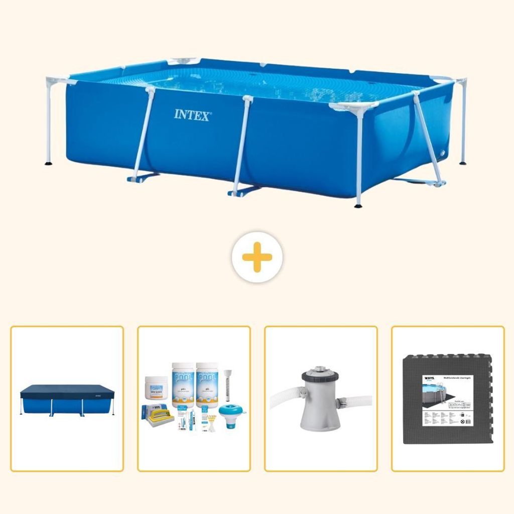 Rechteckiger Frame Pool - 260x160x65 cm - 5-teilig SCB3 Produktbild 