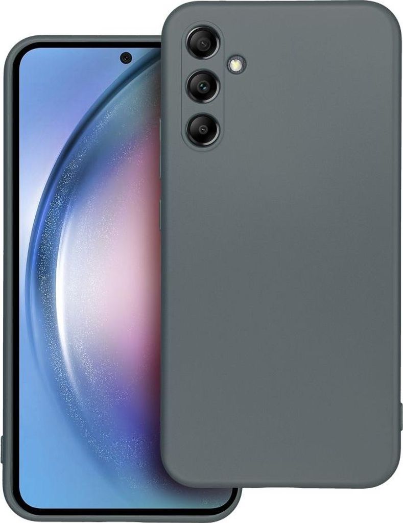 Handyhülle METALLIC passend für SAMSUNG A34 5G grau
