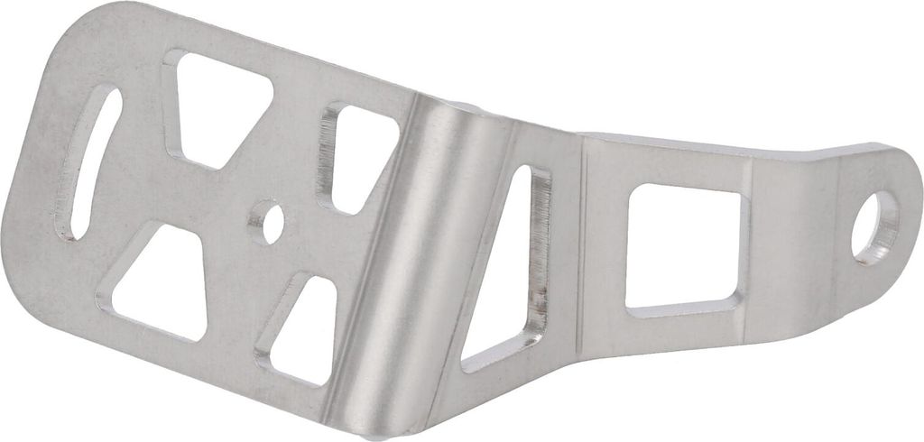 Kennzeichenhalter seitlich, aus Edelstahl - für Simson S50, S51, S70, KR51/2 Schwalbe, SR50, SR80