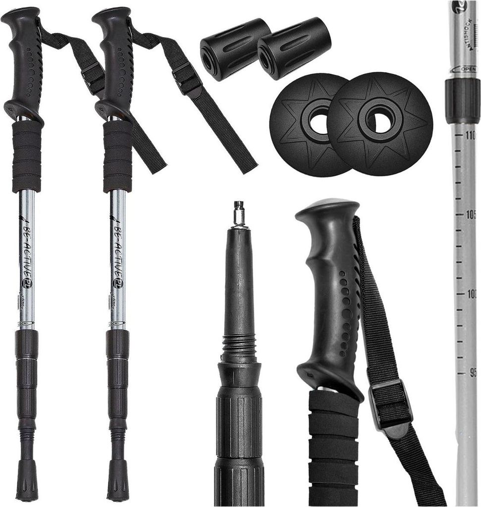 Sada 2 turistických holí, nastavitelné a skládací Obrázek produktu 