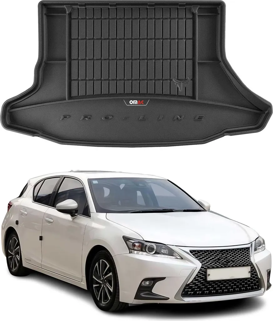 Vaschetta Baule Lexus CT 200H 2010-2020: Protezione TPE su Misura OMAC
