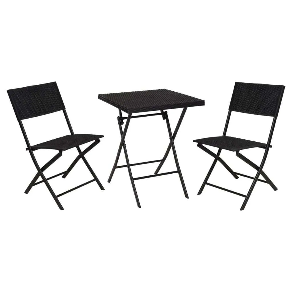 ProGarden Set Bistrot da Giardino 3 Pezzi Look Rattan | Offerta Esterno