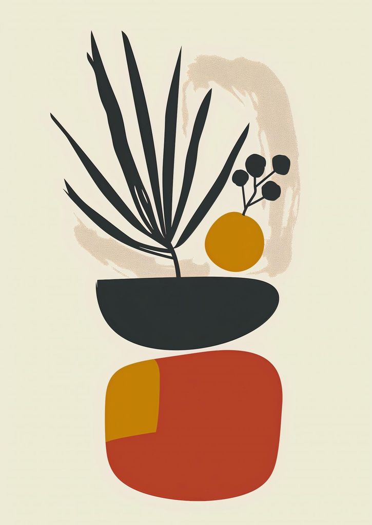 Plakat 29,7x42cm Botanischer Einblick