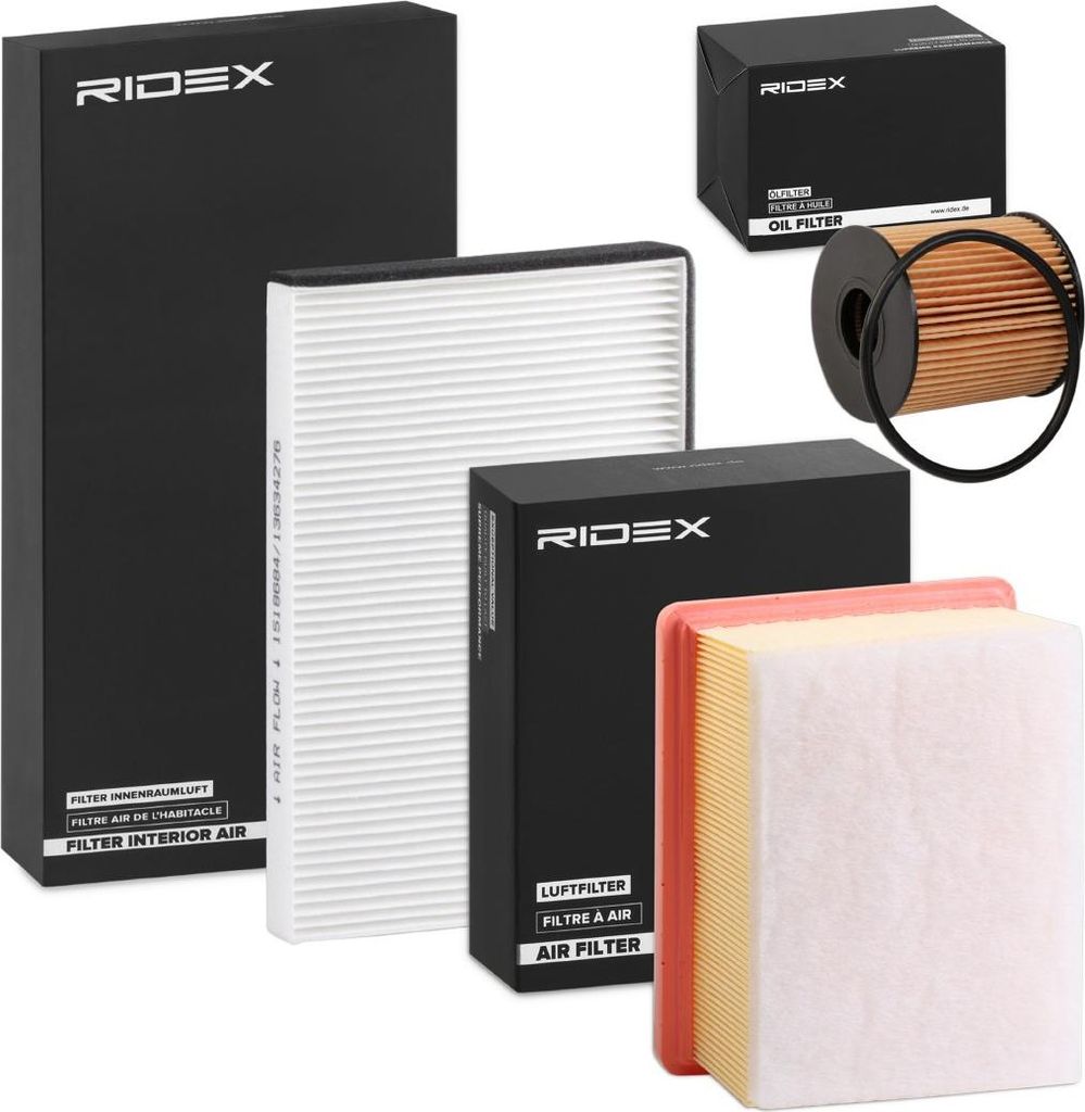 RIDEX Filterset Inspektionspaket Filtersatz für CITROËN XSARA (N1) XSARA Coupe (N0) XSARA Break (N2)